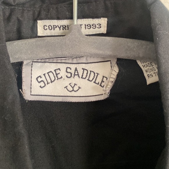 Vintage western embroidered Side Saddle 100% beaded blouse shirt size medium - Picture 4 of 5